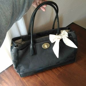 SOLD Black Coach Purse Handbag